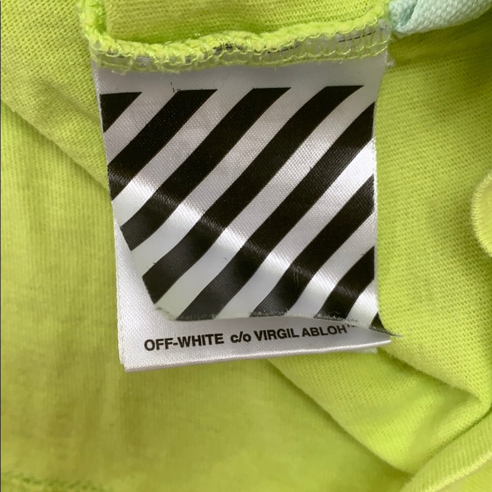 OFF- WHITE neon graphic tee - Picture 5 of 6